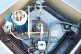 Out-dated belt driven motor to be replaced