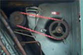 Dated belt motor needed to be upgraded